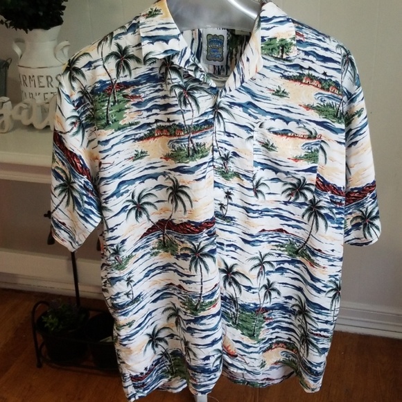 Ocean current hawaiian shirts Clearance